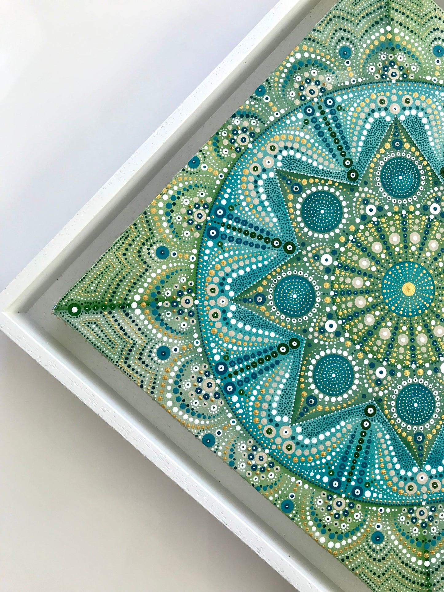 Green and Turquoise Mandala