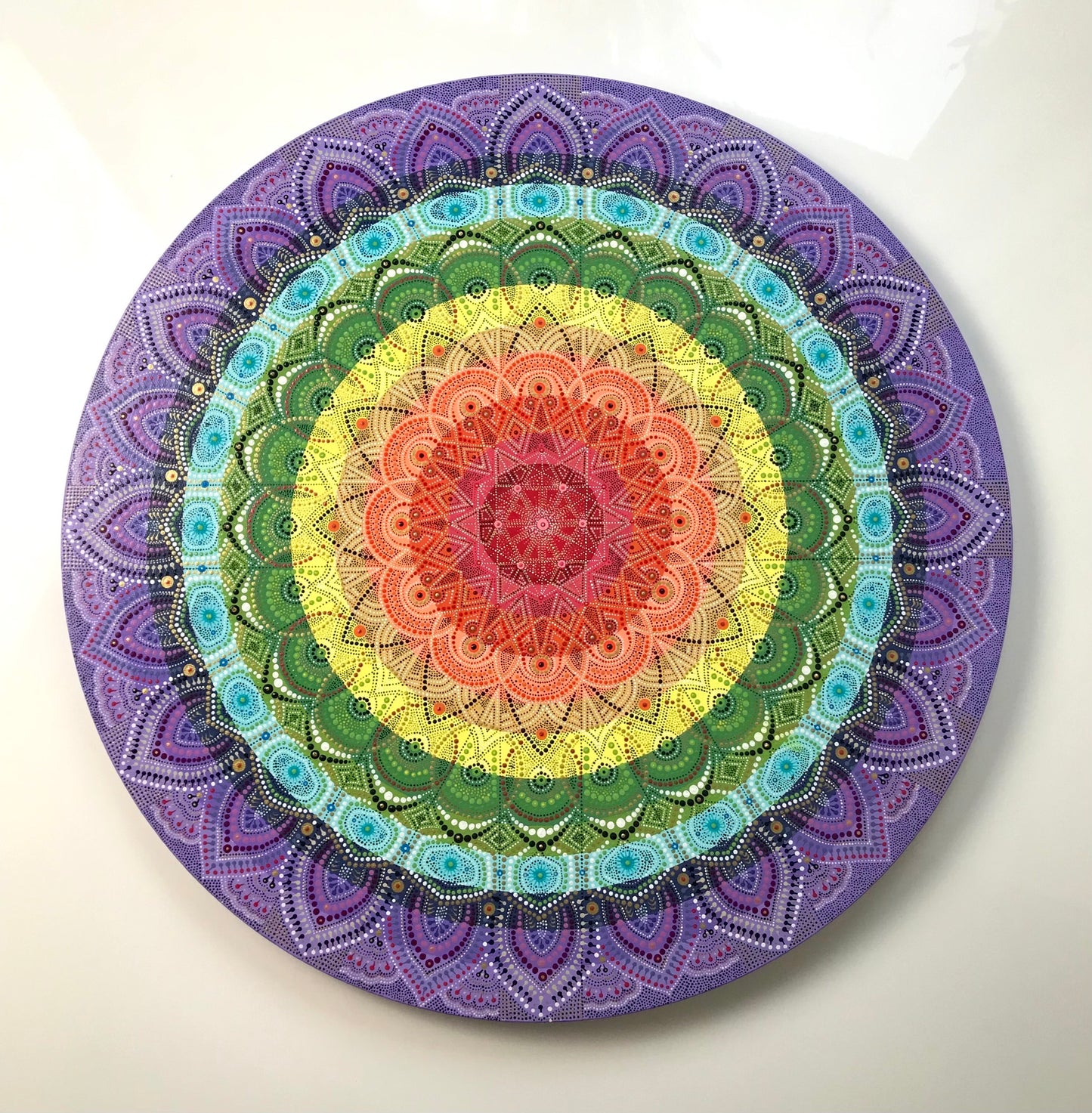 Rainbow Chakra Mandala