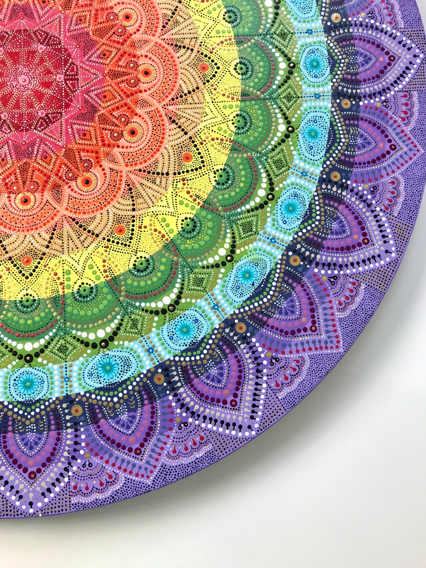 Rainbow Chakra Mandala